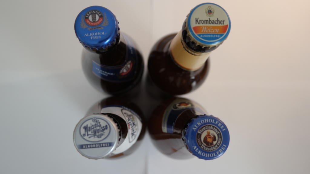 Alkoholfrie øl kap. 4: Franziskaner Weissbier / Erdinger Weissbier / Maisel’s Weisse / Krombacher Weizen