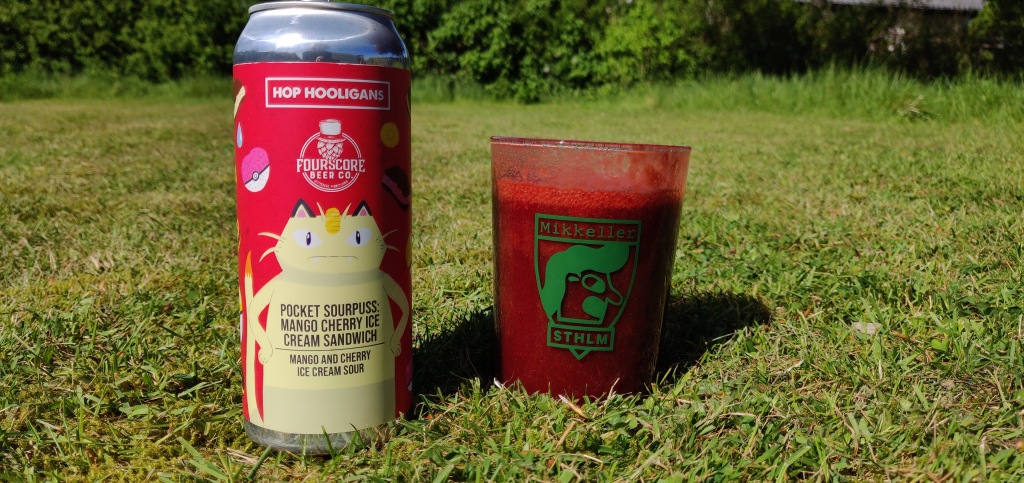 Hop Hooligans & Fourscore Beer Co. – Pocket Sourpuss: Mango Cherry Ice Cream Sandwich
